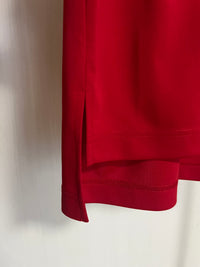 ネックレスモチーフ付カットソー レッド