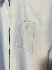バックコクーンシャツ ブルー