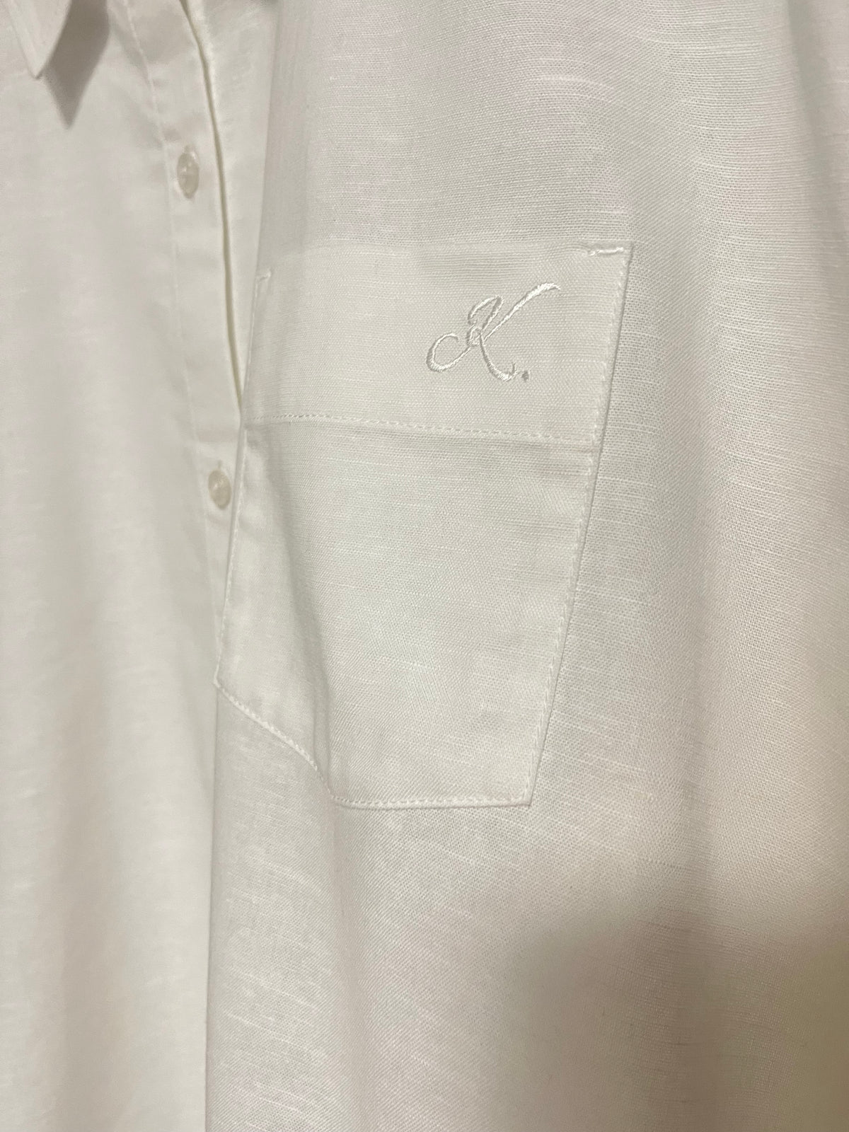バックコクーンシャツ オフホワイト