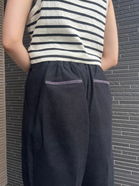 バレルパンツ ブラック