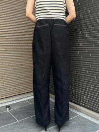 バレルパンツ ブラック