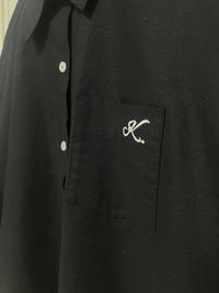 バックコクーンシャツ ブラック